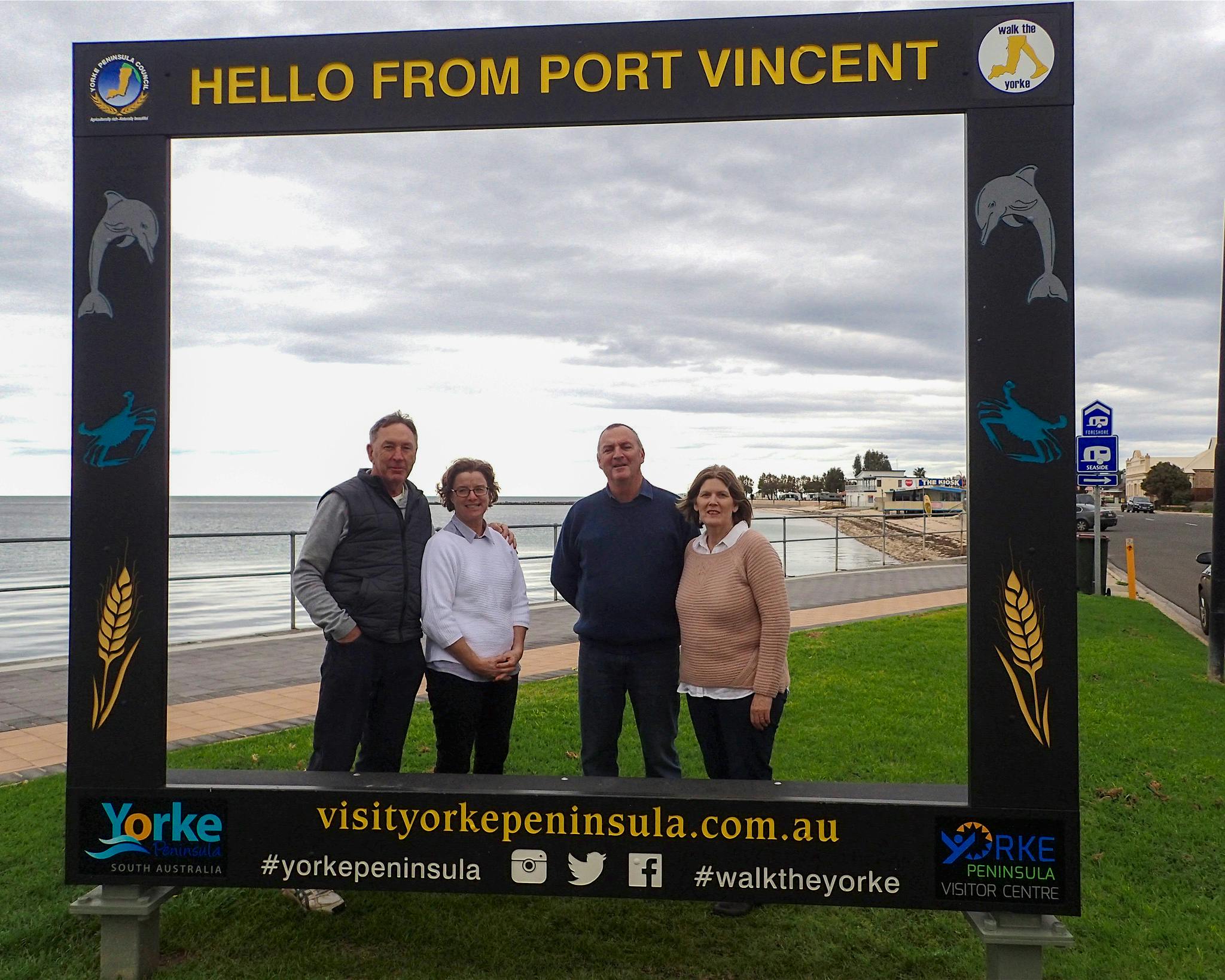 Wayne, Kerry, Tim and Carmel from Port Vincent Motel and Apartments