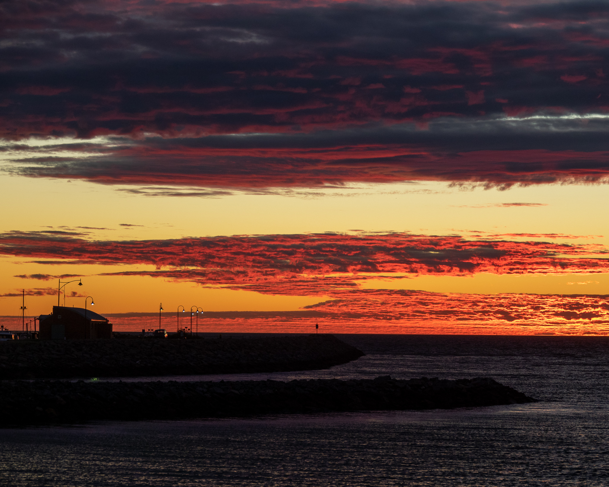 Sunrise at Port Vincent