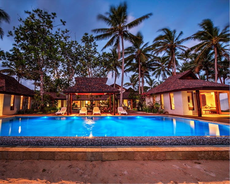 beachfront boutique hotel coral coast fiji infinity pool