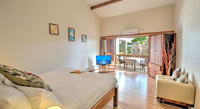 beachfront boutique hotel coral coast fiji private villa garden view bath romantic escape