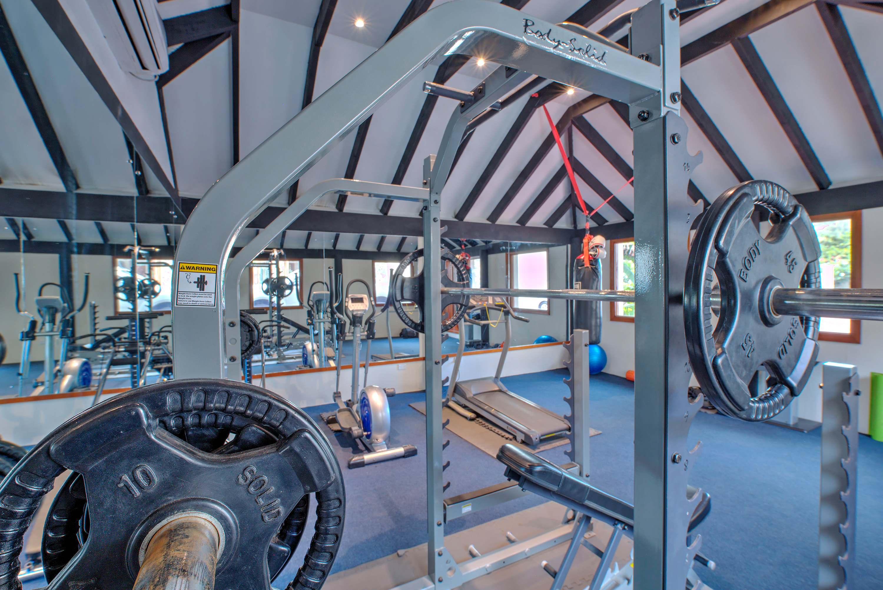 beachfront boutique hotel coral coast fiji gym fitness centre