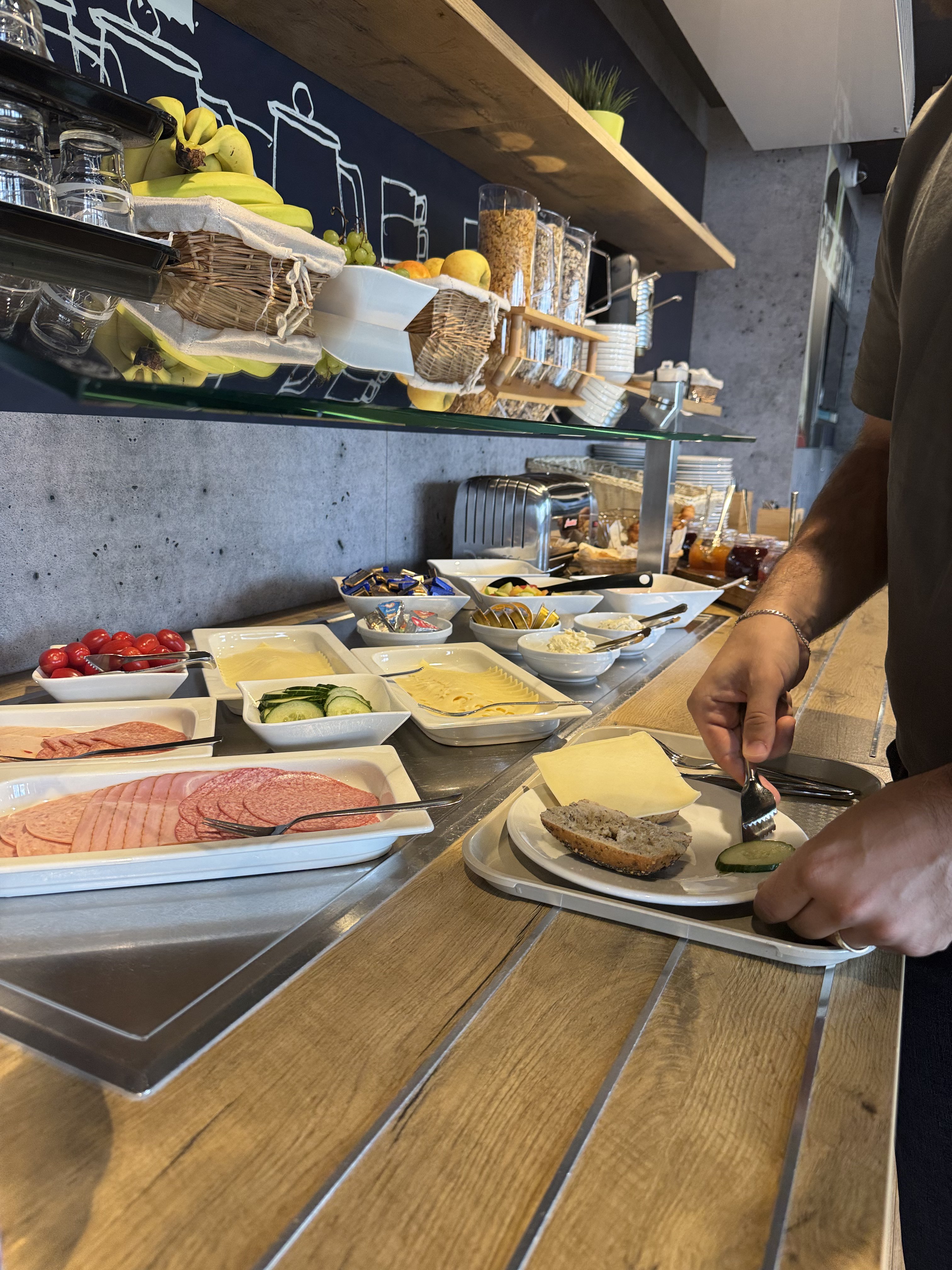 Käse und Wurstaufschnitt