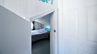 Twillingate Newfoundland Hostel Accommodation Hi Tides Hostel Loft Room One double bed