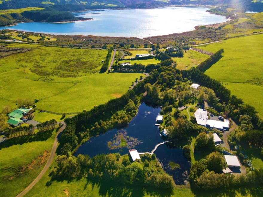 ariel view of property and Kai Iwi Lakes