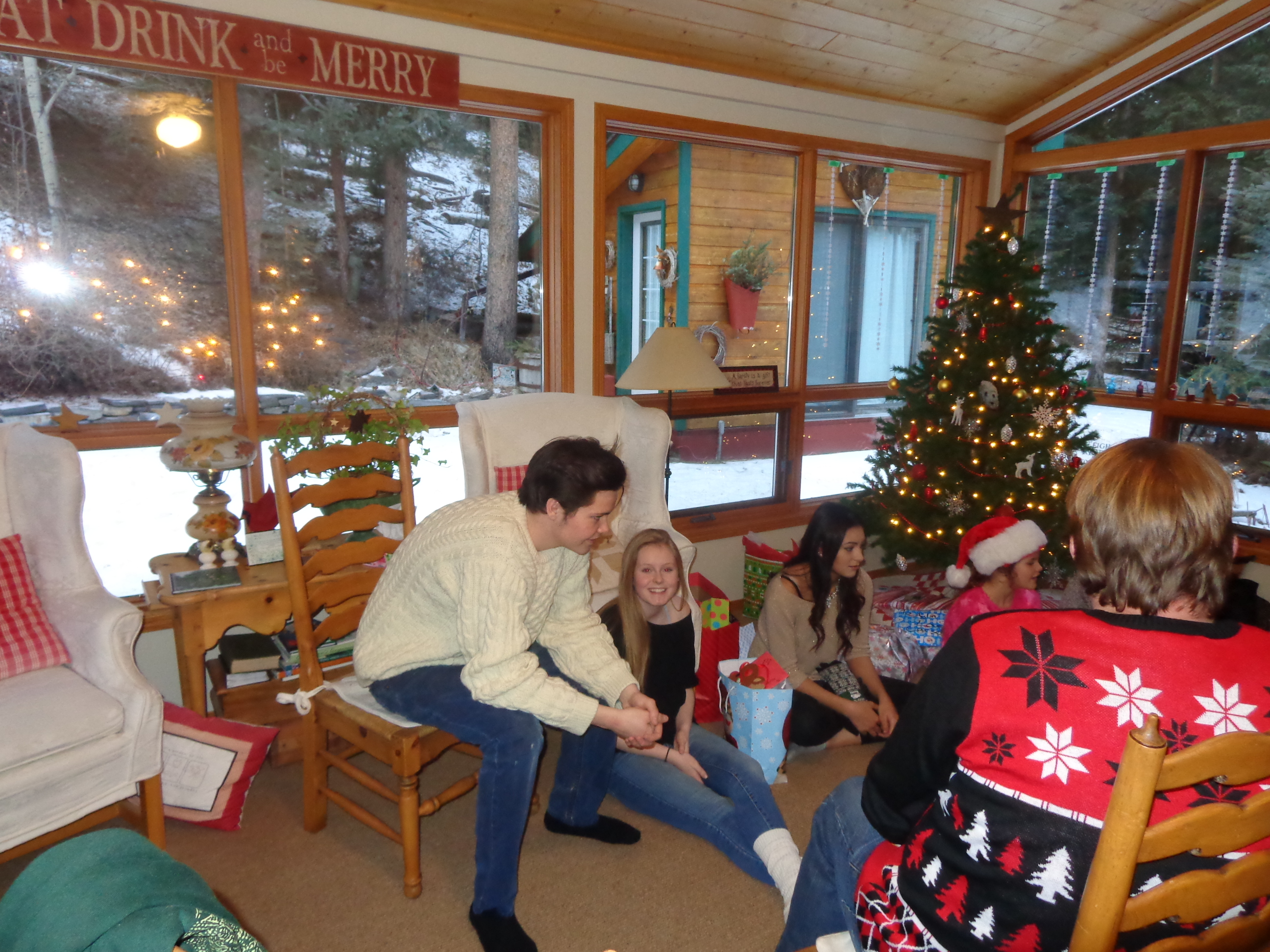 Christmas is special at our Canmore mountain home bed & breakfast