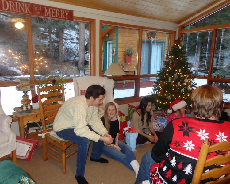 Christmas is special at our Canmore mountain home bed & breakfast