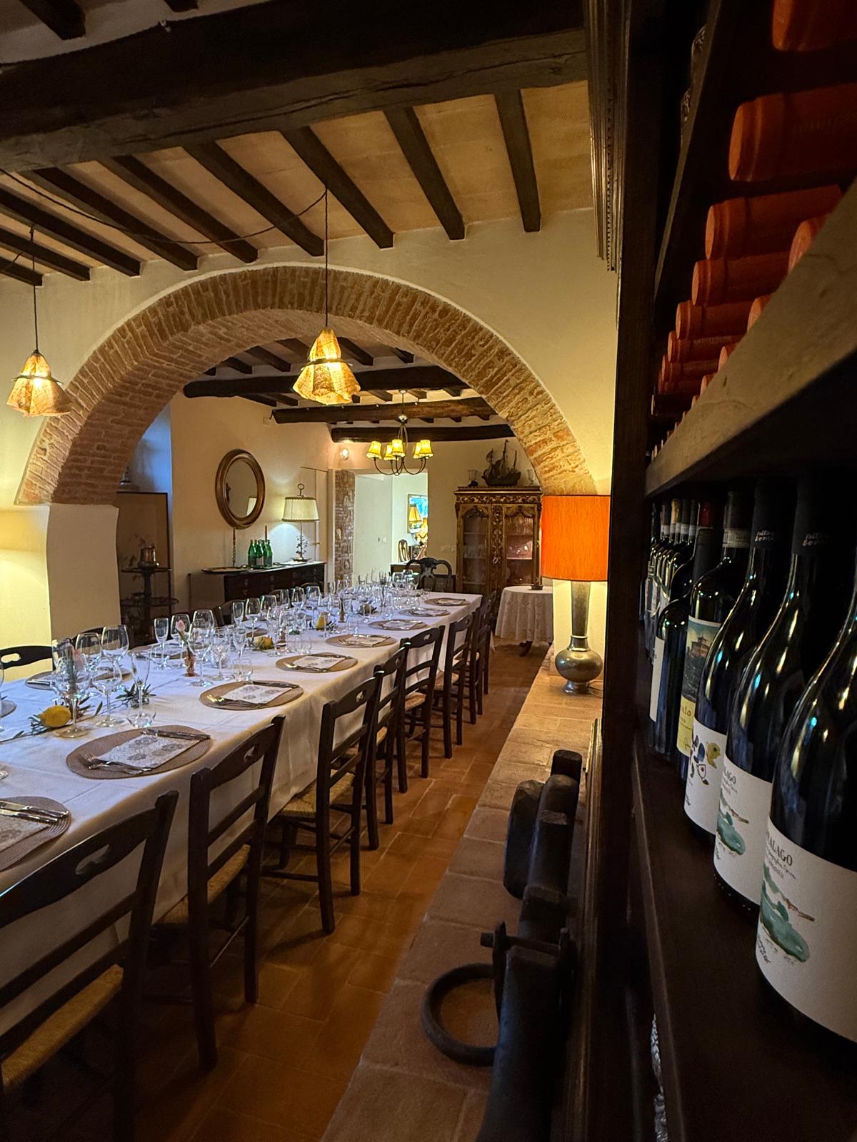 Sala interna per ricevimenti e ceremonie in Toscana