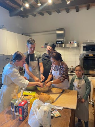 Cooking class at Podere La Paolina