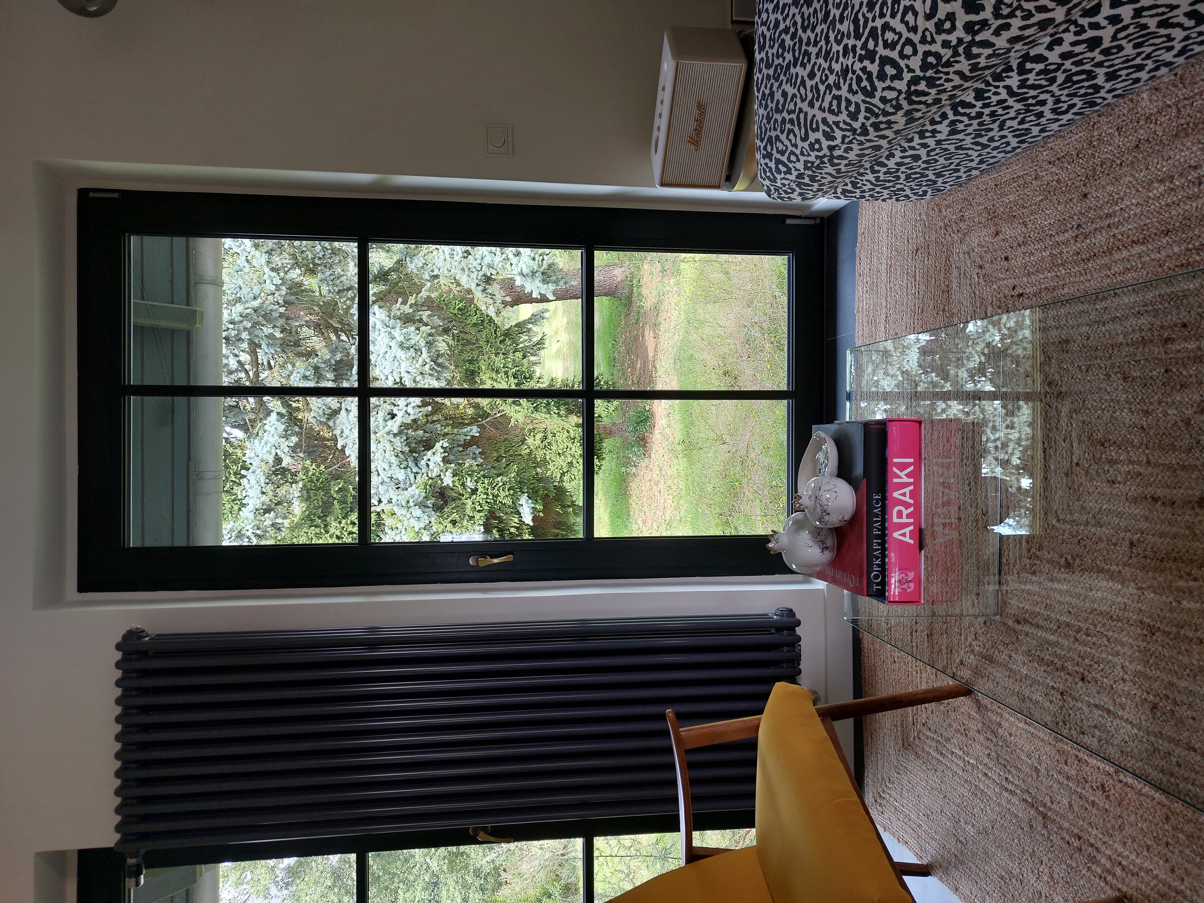 Apple Studio living room with direct access to garden