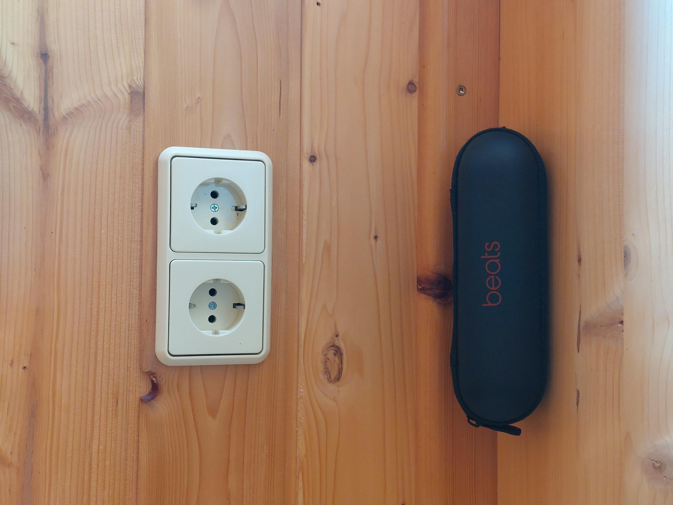 The Red Wagon comes equipped with a portable speaker so you can listen to music