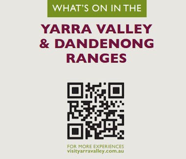 Yarra Valley Tourism, what's on QR code