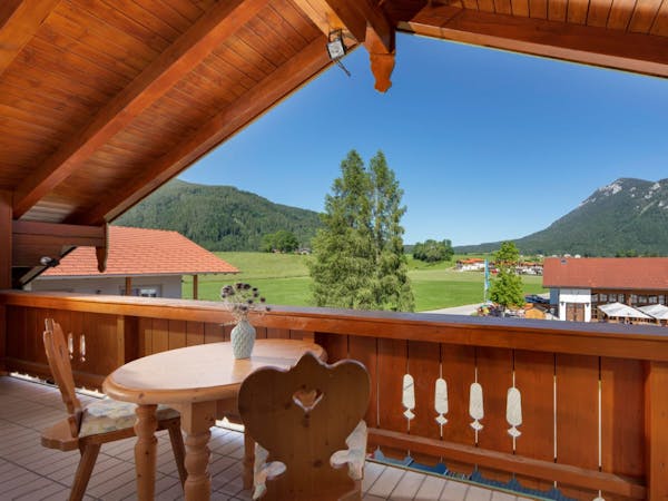 Bergblick, Ferienwohnung Der Fuchsbau, Balkon, Inzell, Mountainview