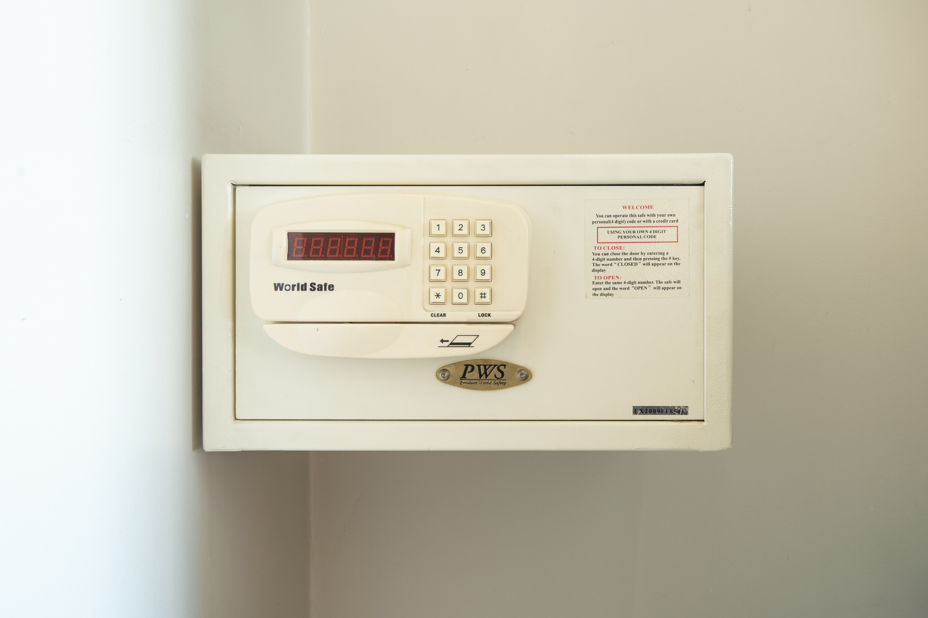 Safe in room
