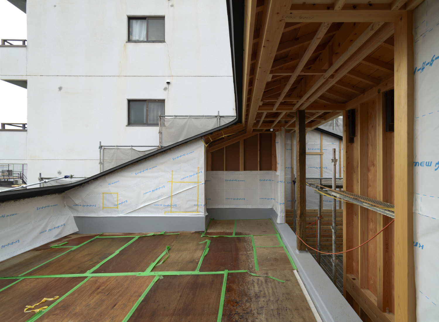 Shimaya Stays Komatsu Residences Construction - Rooftop Space