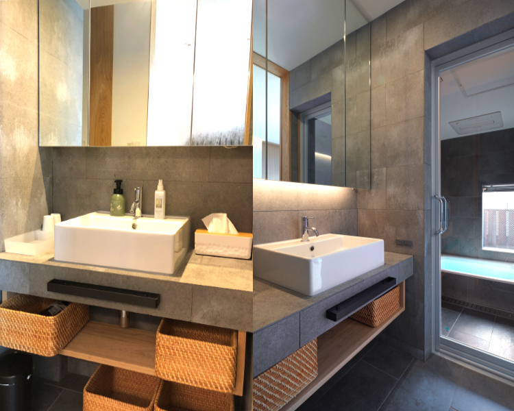 Shimaya Stays Komatsu Residences - 2BR Bathroom