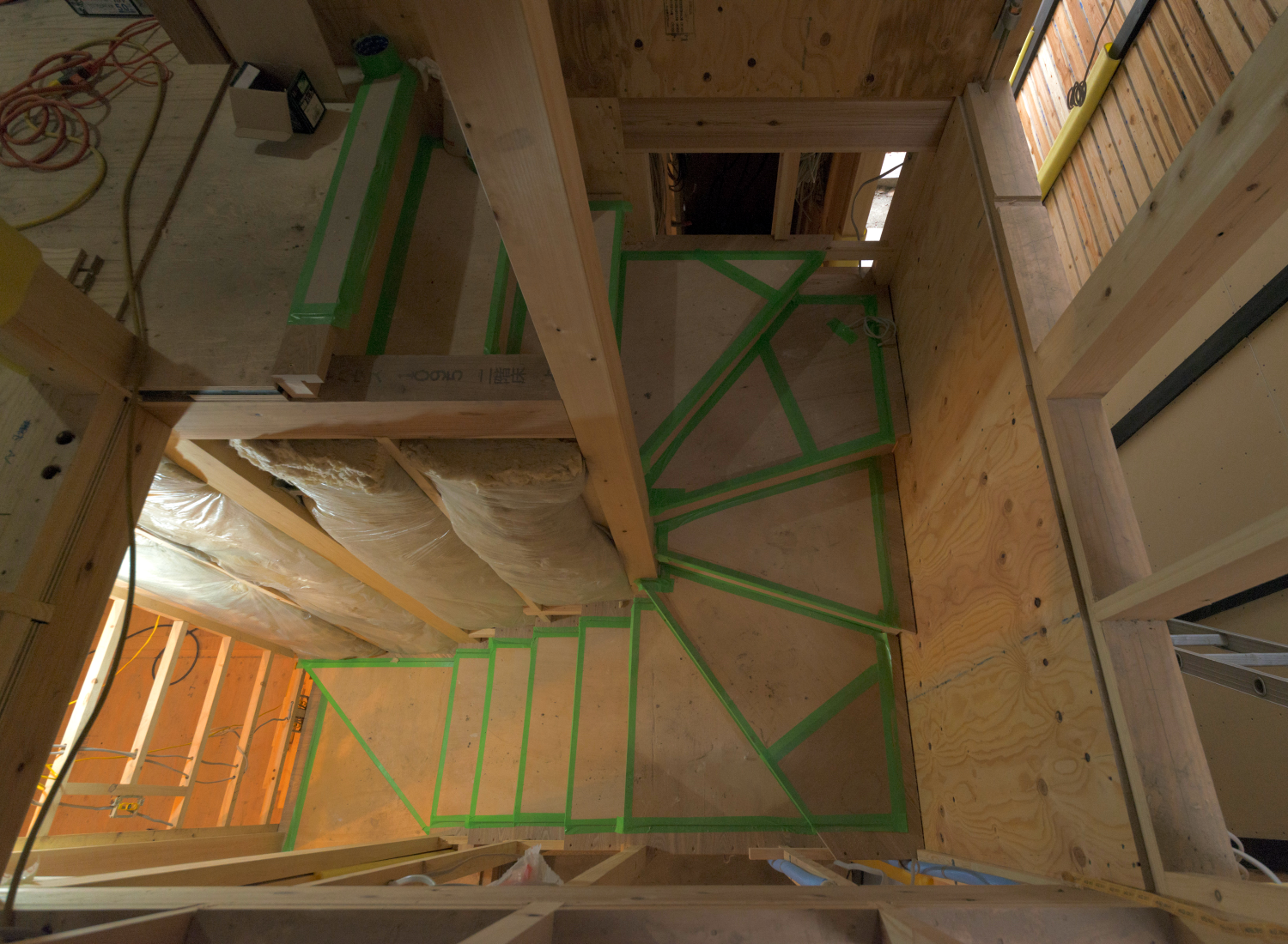 Shimaya Stays Komatsu Residences Construction - Internal Staircase