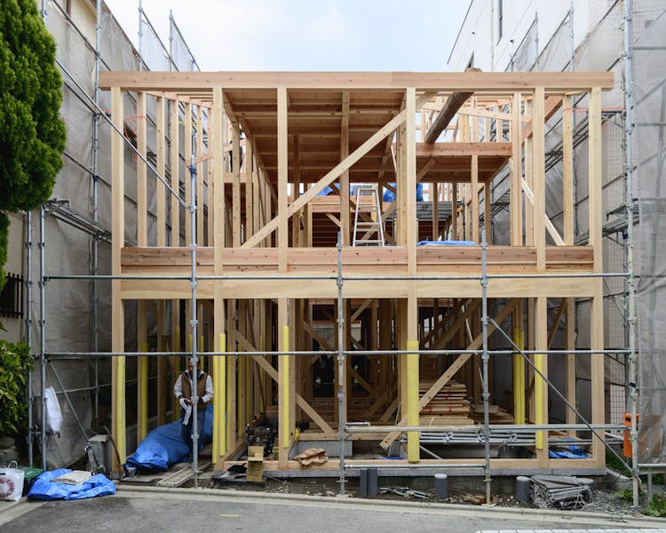 Shimaya Stays Komatsu Residences Construction - External Structure
