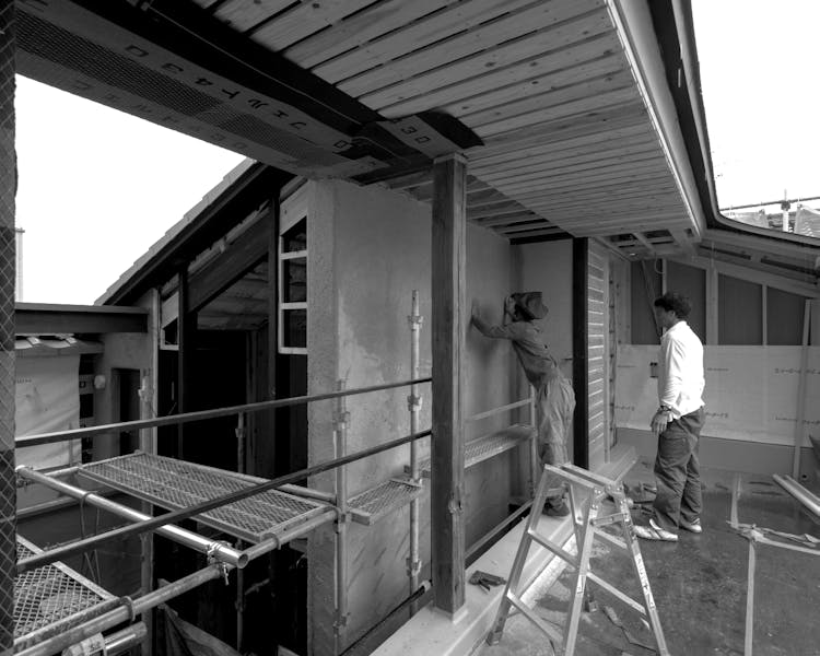Shimaya Stays Komatsu Residences Construction - Rooftop Space