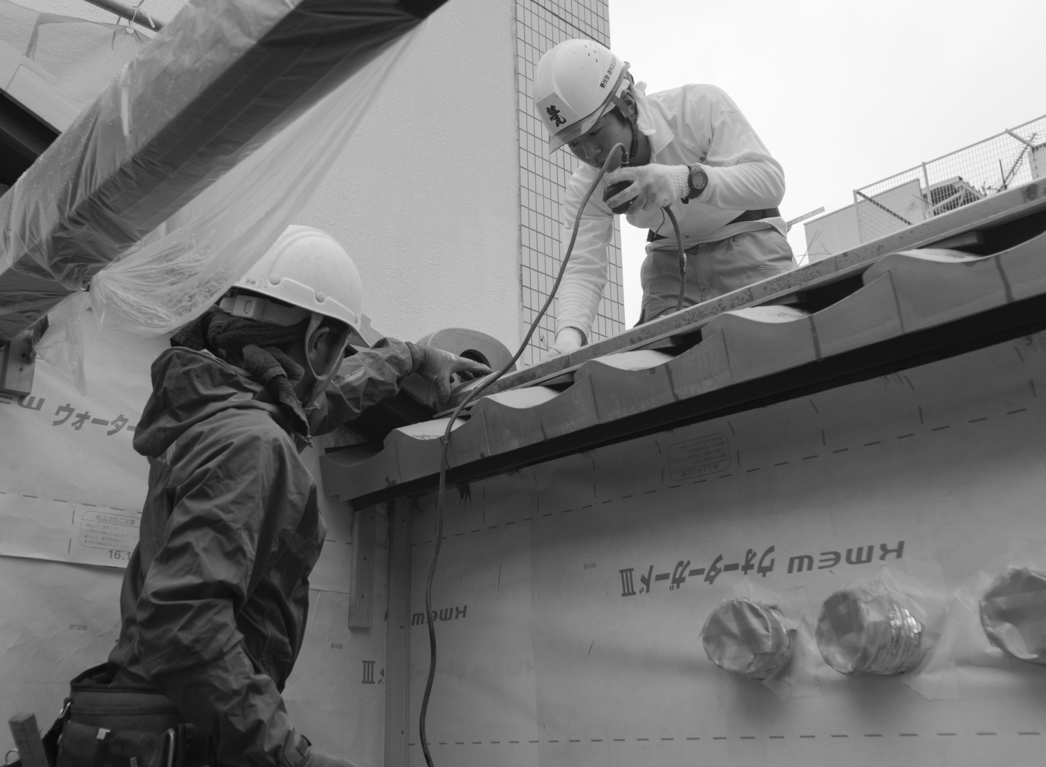 Shimaya Stays Komatsu Residences Construction - Rooftop Works