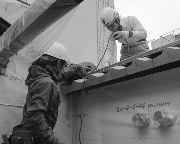 Shimaya Stays Komatsu Residences Construction - Rooftop Works
