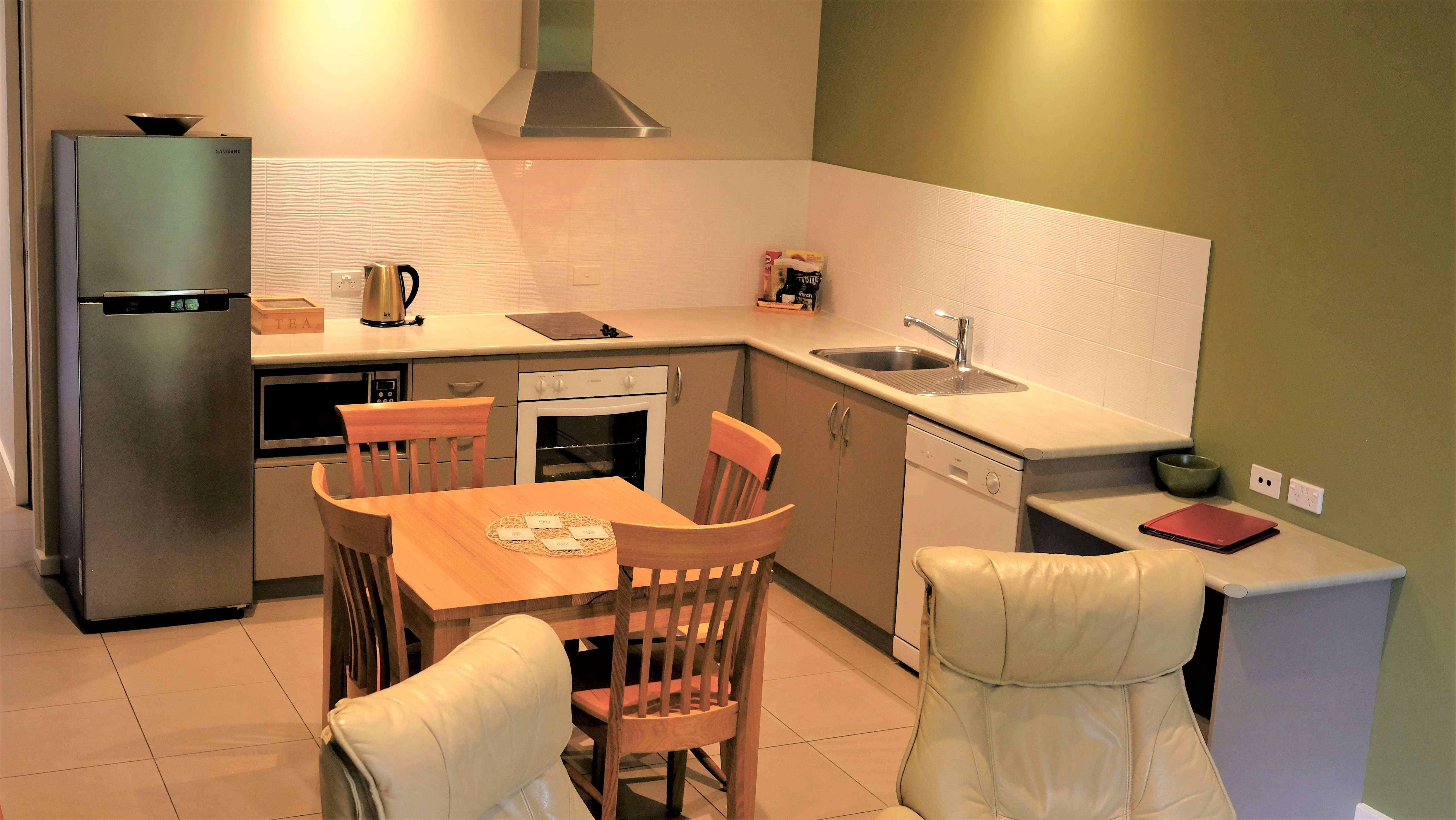 Must at Coonawarra wine country accommodation Penola South Australia dining spa apartment full kitchen