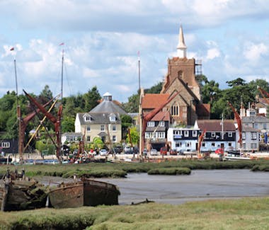 Maldon is a very attractive town on the coast nearby.
