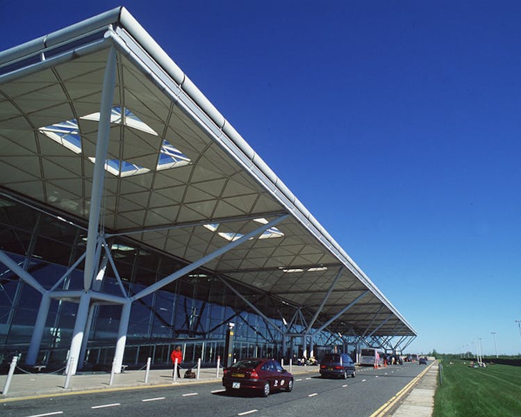 Stansted Airport terminal was designed by Norman Foster