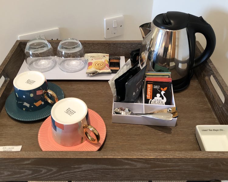 Luxury Double - tea and coffee tray