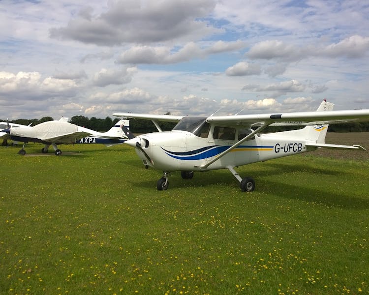Light Aircraft at Rayne Hall Farm Airfield
