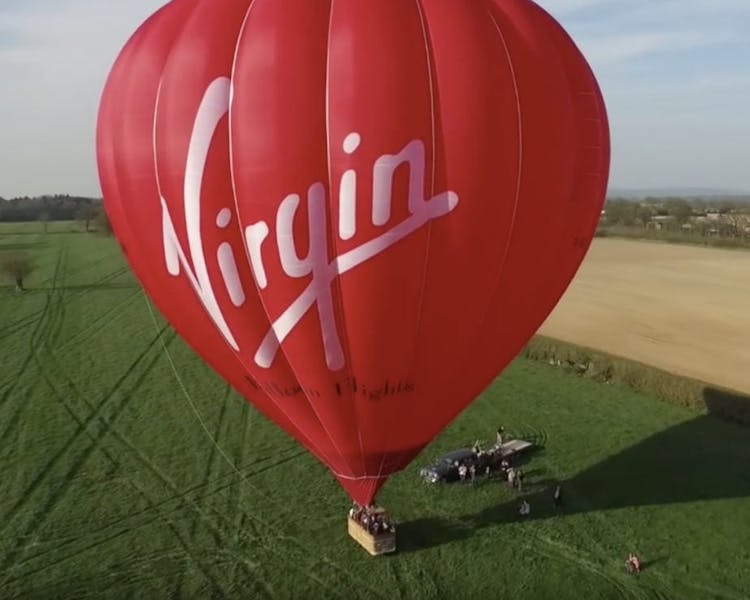 Fancy a balloon ride. Virgin Ballon rides are only a few miles from us