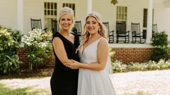 mother and bride photo at The Hunt House