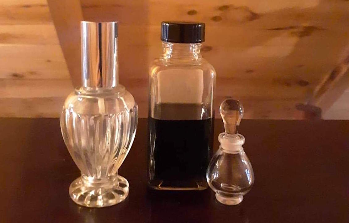 Essential oils bottles