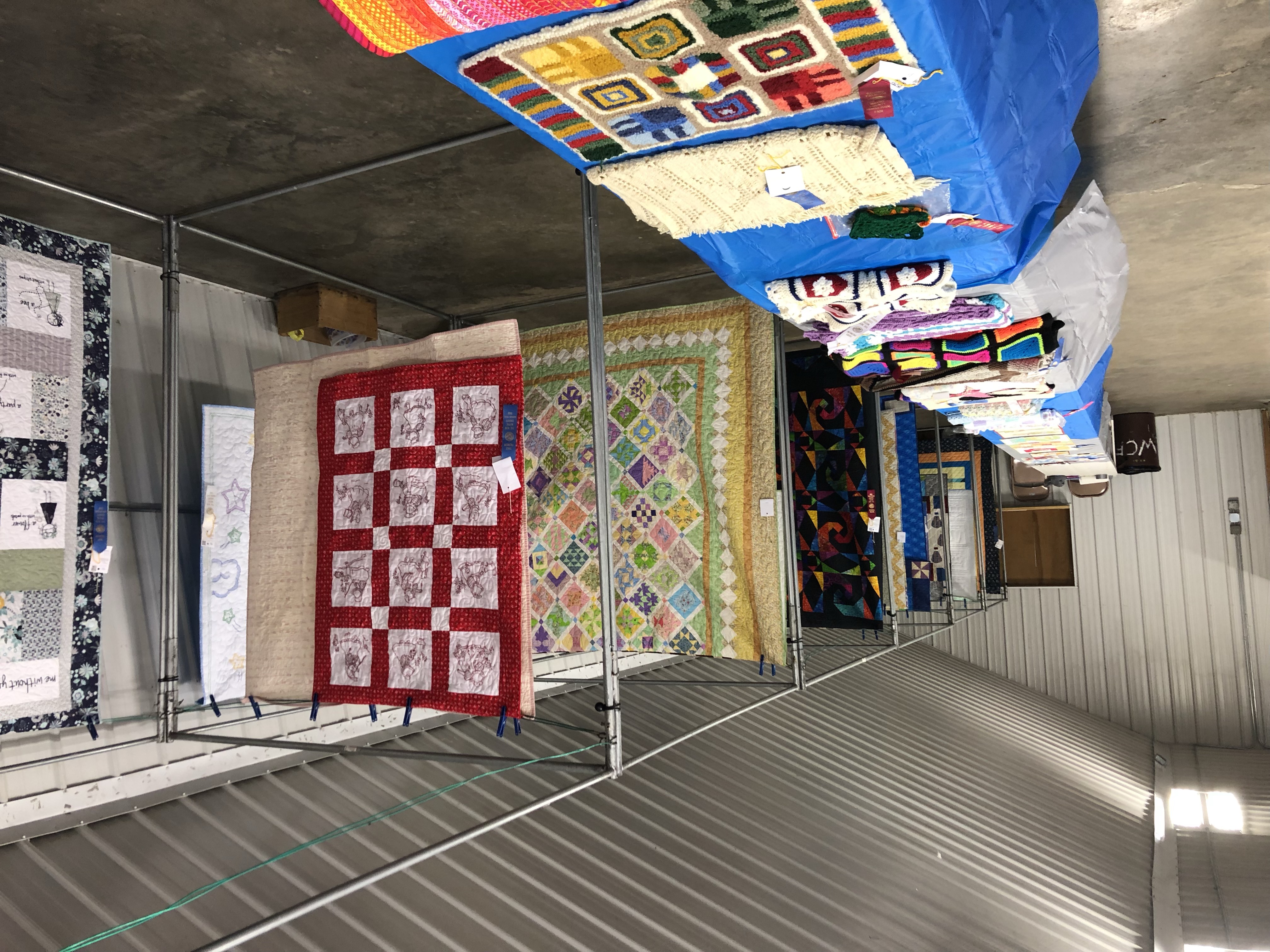 Several quilts at 4H show