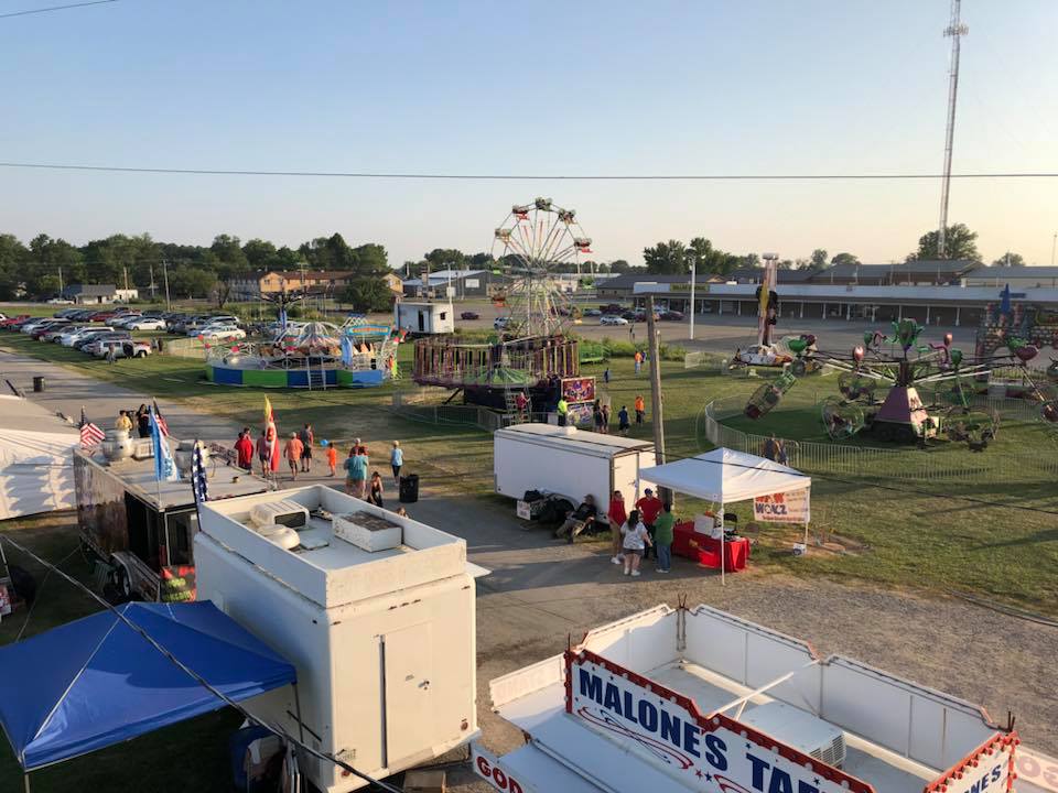 Wayne County Fair midway