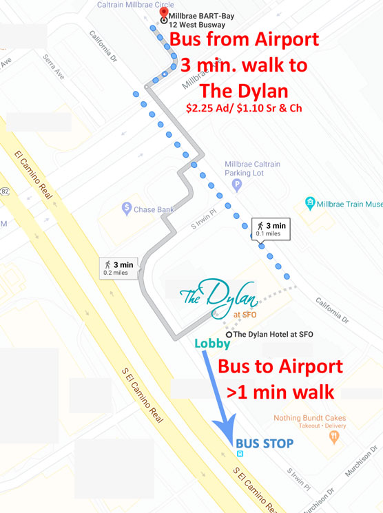 The Dylan Hotel at SFO - Airport Transportation