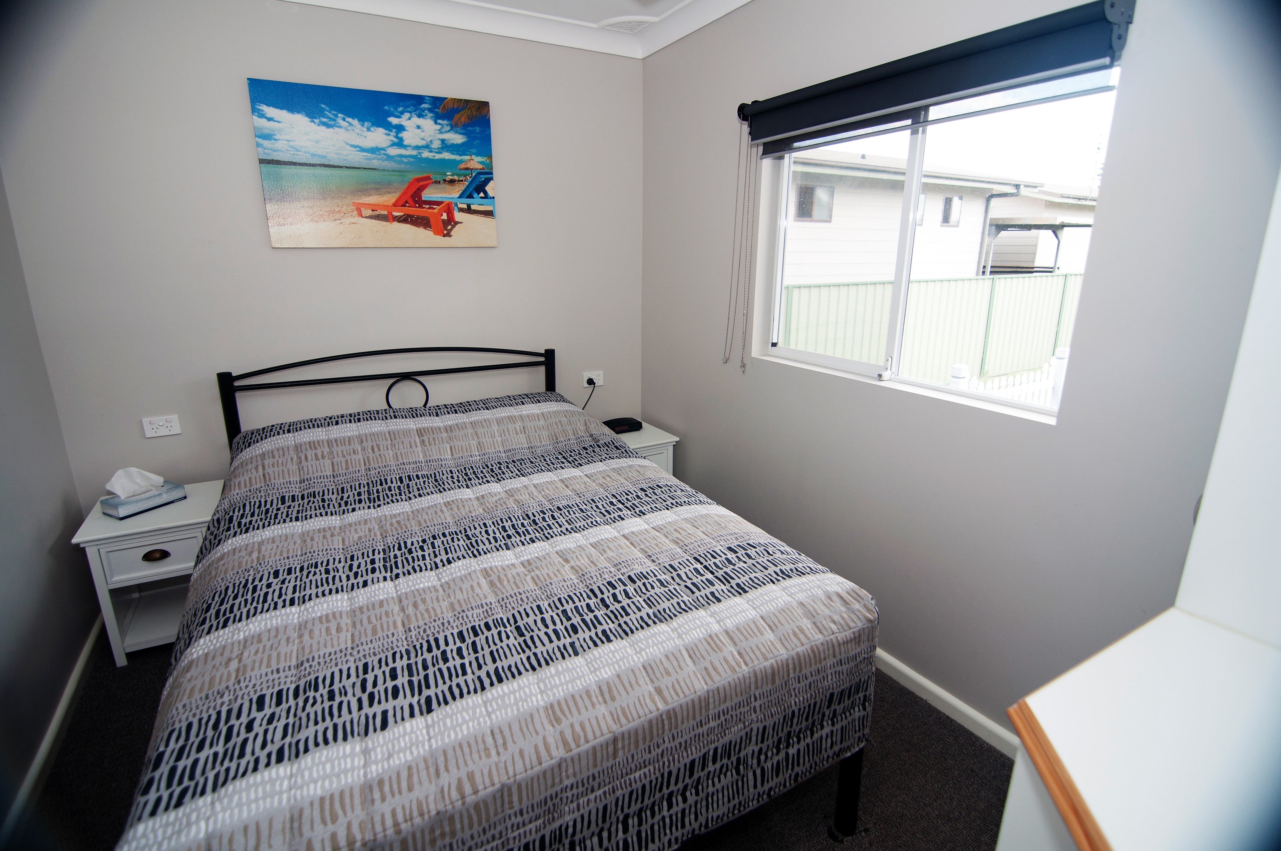 Unit 5 Main room with a double bed