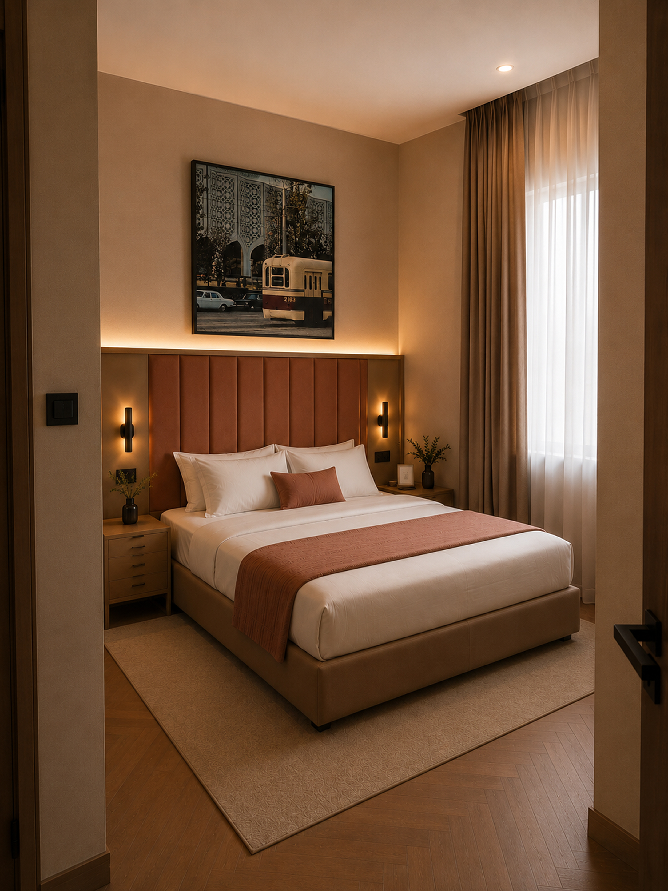Courtyard View Business King or Twin Room