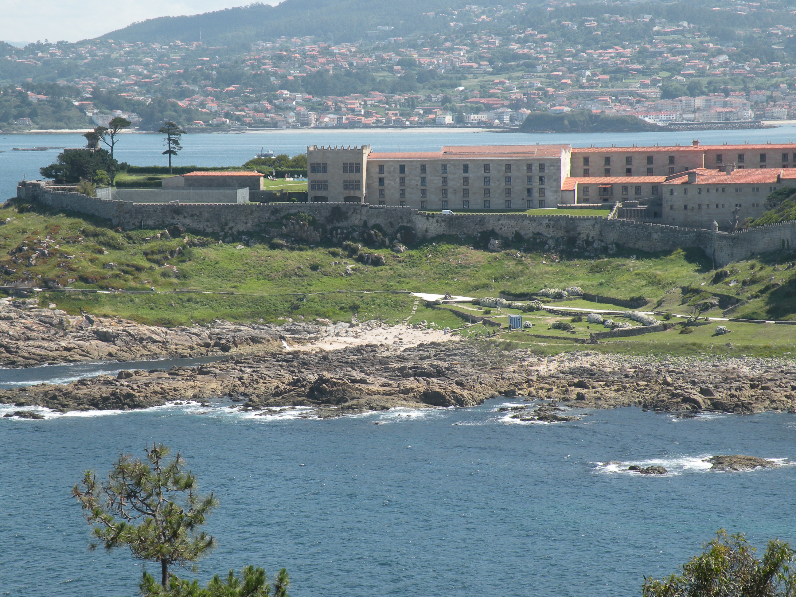 Views from the monument of the Virgin of the Rock