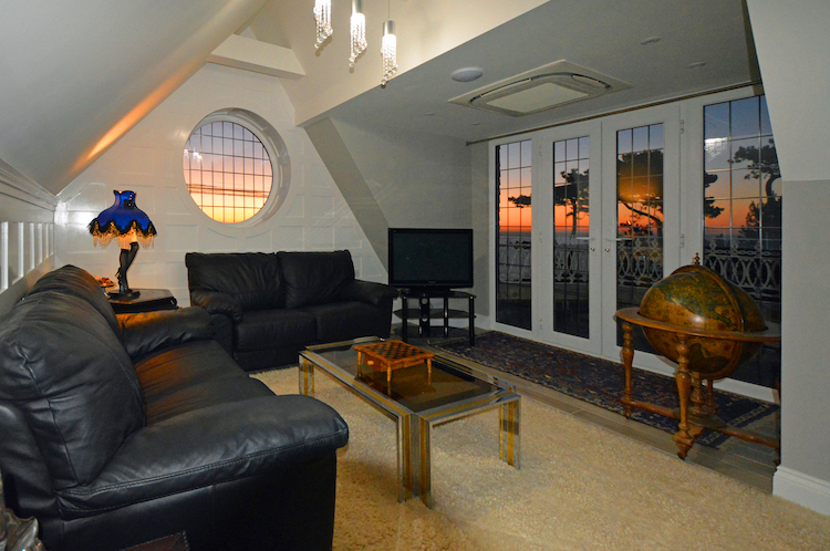 Haven Hall Hotel Penthouse Living Room at Dawn