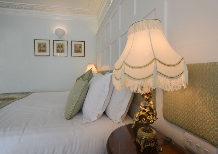 Haven Hall Hotel Bedroom 3 Cherub Lamp