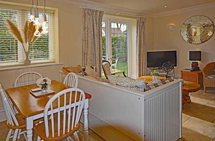 Haven Hall Hotel Garden Suite 2 diagonal view of lounge