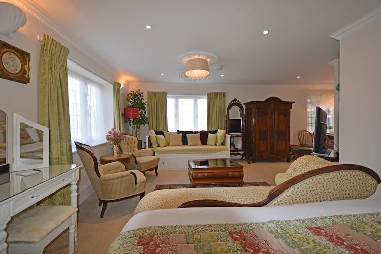 Haven Hall Hotel Sea View 2 Suite view from the bed