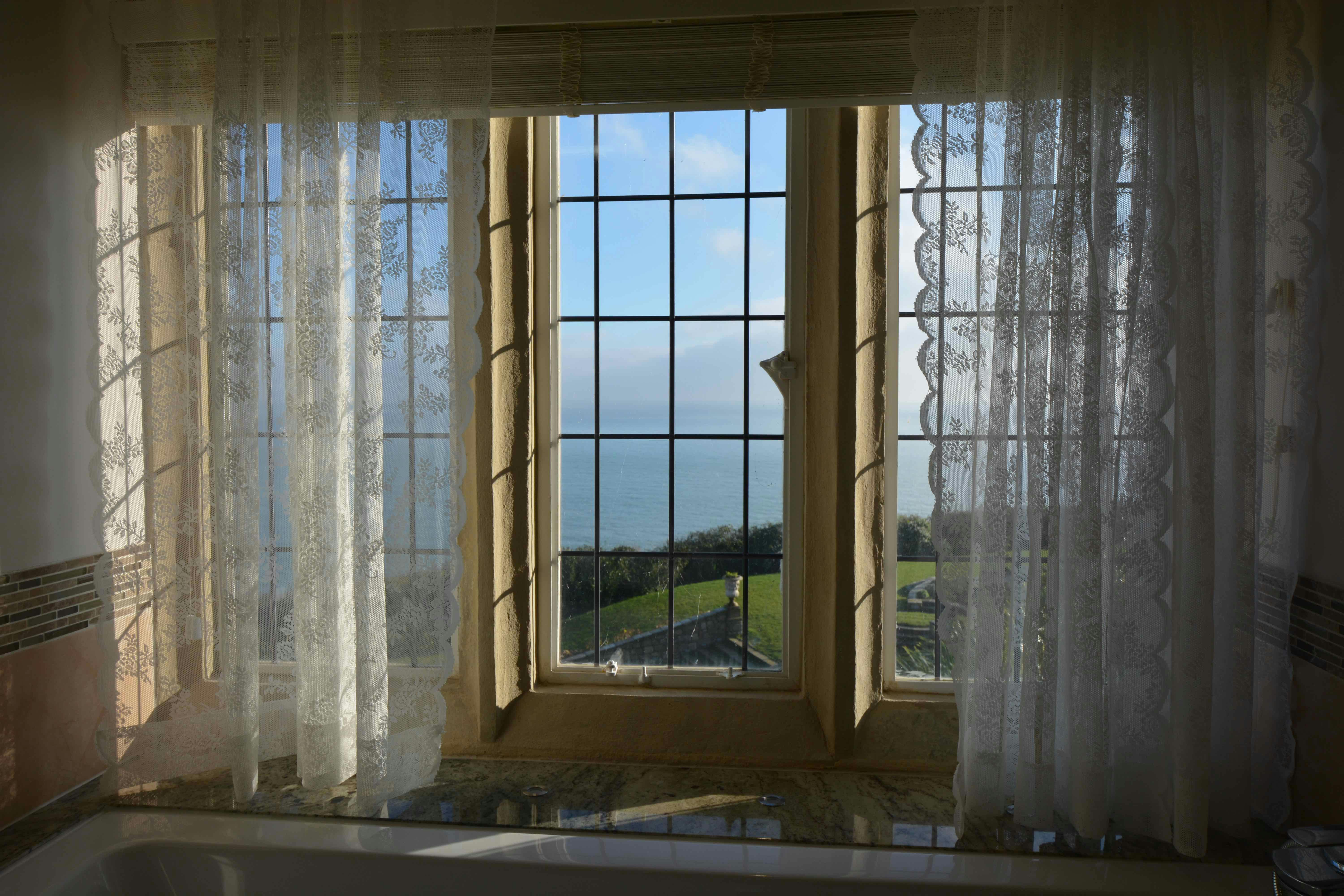 Haven Hall Hotel, Victoria & Albert room, view from window