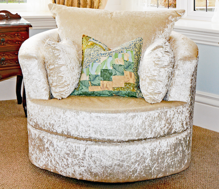 Haven Hall Hotel Bedroom 1 Cuddle chair