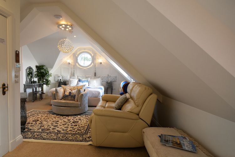 Haven Hall Hotel Sea View 3 Suite lounge area