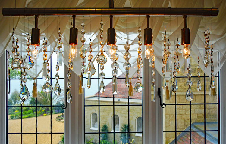 Haven Hall Hotel Sea View 2 Suite close up of window & view