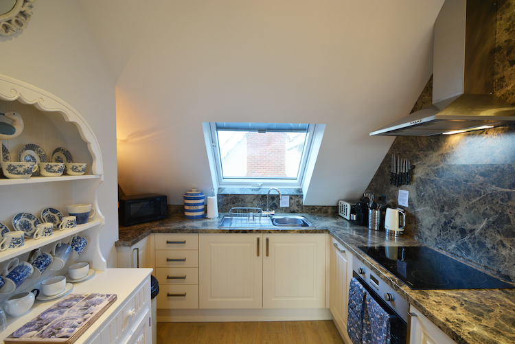 Haven Hall Hotel Sea View 3 Suite Kitchen velux window