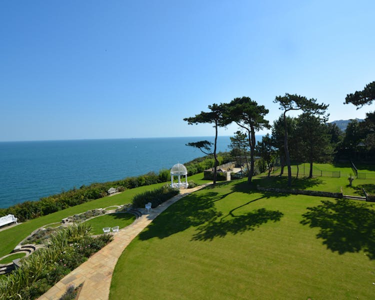 Haven Hall Hotel Penthouse View of Garden & Sea