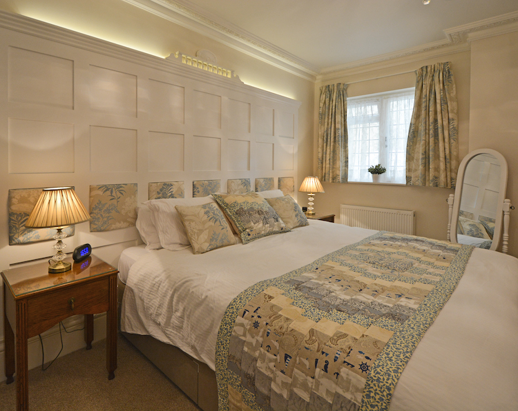 Haven Hall Hotel GS1 view across bed