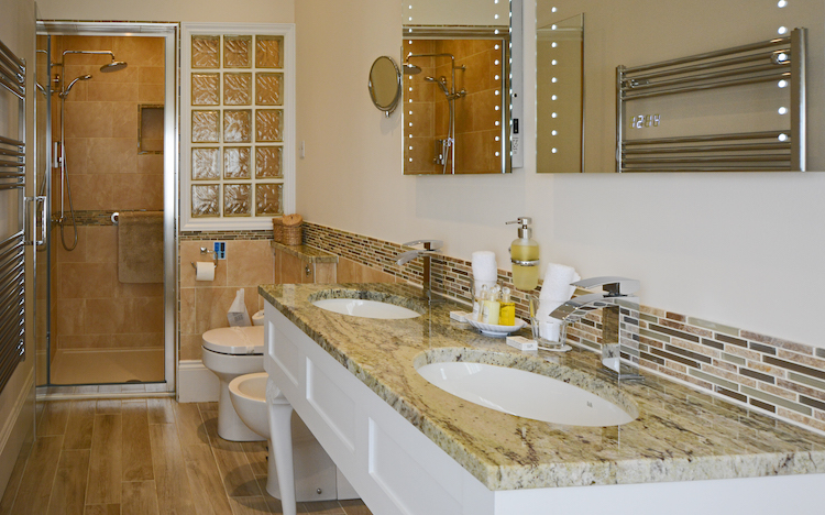 Haven Hall Hotel Bedroom 1 shower view